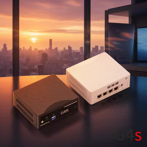 Topton 4x2.5G LAN Firewall Mini PC Intel J5005 J4105 N4100 4 Cores NAS Computer MSATA+2.5 inch SATA 