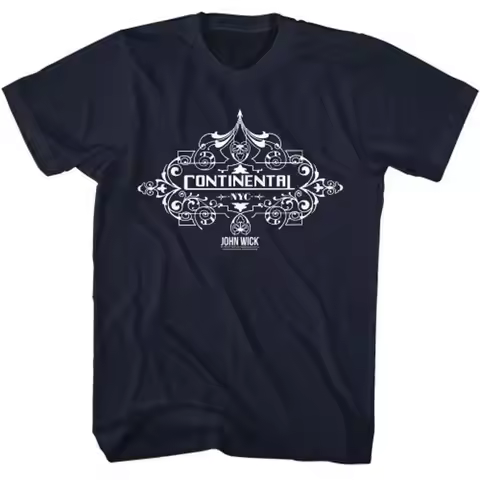 John Wick Continental Fancy Badge Navy T Shirt