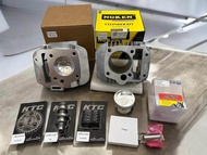 ชุดเสื้อฝาW125 2วาล์วลูกLHKขนาด57 59 60 สลัก13มิล ได้อุปกรณ์ครบชุดตามรูป อะไหล่มอไซค์สินค้าคุณภาพ