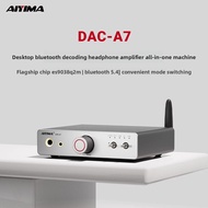 AIYIMA DAC-A7 DAC Headphone Amplifier Bluetooth 5.4 HiFi Audio Decoder for Home Stereo Headphones