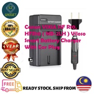 Canon VIXIA HF R10, HFR10 ( NB-2LH ) Viloso Smart Battery Charger With Car Plug