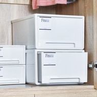 日本天馬 Fits MONO純白系隨選33寬單層抽屜收納箱-3入