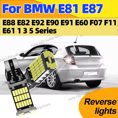 W16W T15 Led Canbus Reverse Light Car Bulb Back Up Lamp 6000K For BMW E81 E87 E88 E82 E92 E90 E91 E6