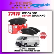 TOYOTA HIACE / KDH200 TRW FRONT BRAKE PAD [GDB7693]