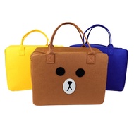 READY STOCK Felt bag Felt Travel Bag Large Capacity Duffle Bag Lightweight Stylish Duffle Bag Felt T