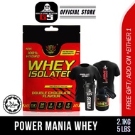 Power Mania Whey Isolated Susu Protein Gym Whey Protein Halal Hydro Whey Protein Powermania (2.1kg)