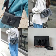 Hermes Halzan 25 89 Noir Black 黑色 銀扣