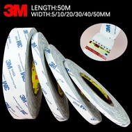 3M 9448A 5-50mm*50 Meters Double Sided Adhesive Tape Ultra Thin & Slim for Mobile Phone Screen LCD D