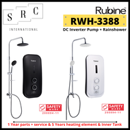 Rubine RWH-3388 Electric Instant Water Heater with DC Inverter Pump and Rainshower