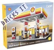 Cada Shell Station Retail Store C66026W Building Block Bricks Toy Set