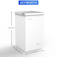 Skyworth ตู้แช่ All In One รุ่น BD-110A ความจุ 92ลิตร(3.2คิว) รับประกัน5ปี เก็บรักษาความเย็นสูงสุด100ชั่วโมงแม้ไฟดับ