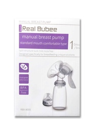RBX-8005 Real Bubee Single Breast Pump ปั๊มน้ำนมด้วยมือ เครื่องปั๊มนมแบบพกพา ดูดที่ดี สิ่งแวดล้อม 100% Manual Breast Pump Portable breast pump good suction 100% environmental protection