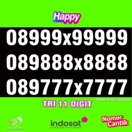 Nomor Cantik Tri 11 digit Perdana Nomer Cantik 8889 8887 8999 8899 7777 8888 9999 777 888 999 000