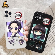Case Demon Slayer OPPO A5S A12 A15 A16 A16E A16K A17 A57 2022 A54 A55 A53 A3S A11K A31 A36 A52 A92 A94 A93 A37 F1S RENO 4 RENO 7 SM190 Shinobu Muichiro Casing HP Character Print Cute Anime Latest Oppo Softcase Pro Camera Silicone Mobile Phone