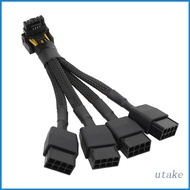 UTAKEE 4x GPU 8pin to 16pin (12+4) GPU 8pin Connector PCI-E 5.0 12VHPWR RTX4090 Wire