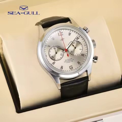 Seagull Watch Air Force Pilot's Column-wheel Chronograph Casual Entertainment Quartz Watch 1963