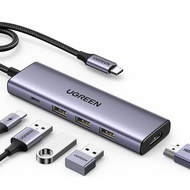 # UGREEN USB-C 3.2 To HDMI 4K @ 60Hz + 3 x USB-A + PD100W # [UG-CM511-35999]