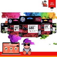 HP 680 BLACK/TRI-COLOR/COMBO PACK INK CARTRIDGE [100% ORIGINAL] 🔥ReadyStock🔥