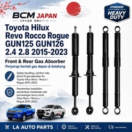 BCM JAPAN Front Gas Absorber Rear Shock Absorber Toyota Hilux Revo GUN125 GUN126 2.4 2.8 2015-2023