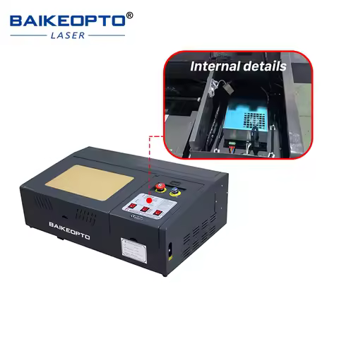 40W/50W Mini Portable BK-K3020A CO2 Laser Round Bottle Labeling Machine Labeler Manual Steel Digital