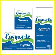 EASYWRITE PAD PAPERS Grade 1-4 | Intermediate | Yellow Pad | Quiz Pads