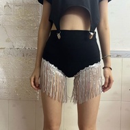 Performance Costume ds Girl Group gogo Stage Bar DJ Jazz Dance Leader Dance Hot Girl Sequins 70626