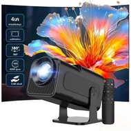 HY320miniโปรเจคเตอร์Android 11 H713 200ansi Wi Fi6 Native 720P BT5.4 HDโฮมเธียเตอร์กลางแจ้งโปรเจคเตอ