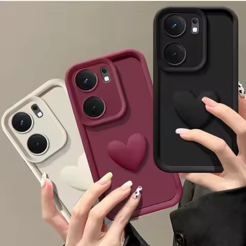 Moto G53 G24Power G34 5G Cute 3D Love Heart Silicone Case For For Motorola Moto E132 G10 G20 G30 G14