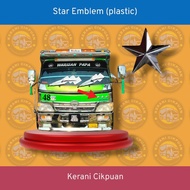 Star Bintang Emblem Chrome Plastic Lorry Accessories