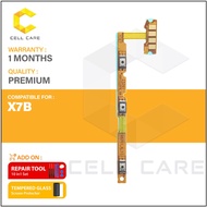 Power Volume Flex Cable For HONOR X7B CLK-LX2 (On/Off Ribbon VOLUME SWITCH)
