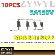 10PCS Brand New Original MBR5H150SS 5A150V Shoteki Diode DO-201AD MBR5150 SR5150