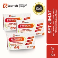 SG SELLER❤️LABRICH Probiotic and Prebiotic With Blood Orange 10 Sachets Digestive Immune Support WIT