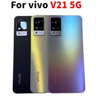 Back Glass Cover For vivo V21 5G, Back Door Replacement Battery Case, Rear Housing Cover vivo V21 Wi