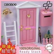 [媽咪寶貝] 1:12迷你娃娃屋傢俱配件 娃娃用彩色木門梯子圍欄信箱微縮場景