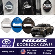 TOYOTA Hilux Door Lock Cover Protection Door Latch Car Cover 2024 Stainless Steel Protective Cover A