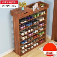 Clothing shop hotel bamboo shoe rack multi-layer bamboo shoe rack to collect slippers rack small doo