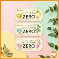 [Lotte] Zero Lemon Mint, Peppermint Candy , Peach Mint 98% l Sugar Free Candy l Tin case