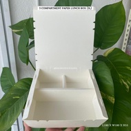 3 Compartment Paper Lunch Box (IMP-3L) - 400's