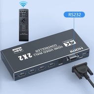 2x2 2x3 3x3 HDMI video wall display processing 4/6/9 video wall controler support rotating