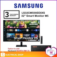 Samsung 32'' Smart Monitor LS32CM500EEXXS M5 Smart Monitor (Black) / LS32BM701UEXXS M7 (White) (OPTI