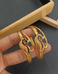 1 GRAM GOLD PEACOCK DESIGN BANGLE_NOT 916