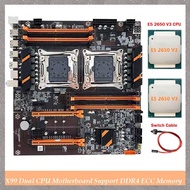 (VCBZ) X99 Dual CPU Motherboard LGA2011 Motherboard Motherboard Support DDR4 ECC Memory Computer Mot