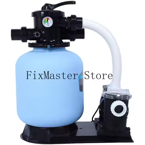 Above Ground Swimming Pool Filtration System Filter and Pump Combination Salt Chlorine Generator for