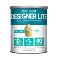 Designer Wellness, Designer Lite, Low Calorie Natural Protein, Prebiotic Fiber, Key Vitamins & Miner
