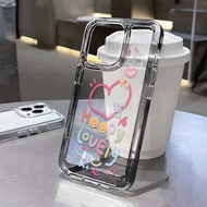 Casing Happy Lovely Heart case hp OPPO A1k/C2 A3s A15/A15s A16 A16k/A16e A17/A17k A18/A38 A53/A33 A5