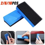 2/6/10PCS Car Wheel Cleaning Sponge Car Paint Cleaning Sponge Block Polishing Tire Brush Tool Car Wa