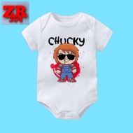 KATUN CHUCKY BABY JUMPER T-SHIRT MOVIE FILM HORROR VINTAGE BABY CLOTHES AGE 0 - 12 MONTHS TO 1 YEAR 