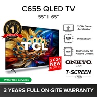 TCL C655 QLED 4K Google TV Android TV 55 65  inch | Wide Color Gamut | Dolby Vision &amp; Dolby Atmos | 120 Hz DLG  | HDMI 2.1 | Google Duo