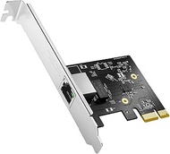 Cudy 2.5Gbps PCI Express Network Adapter, 2.5GBase-T PCIe Card, RTL8125 NIC, Wake on LAN, Flow Contr