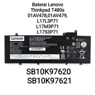 Baterai Laptop Thinkpad T480S 01AV478 01AV479 L17L3P71 L17M3P71
